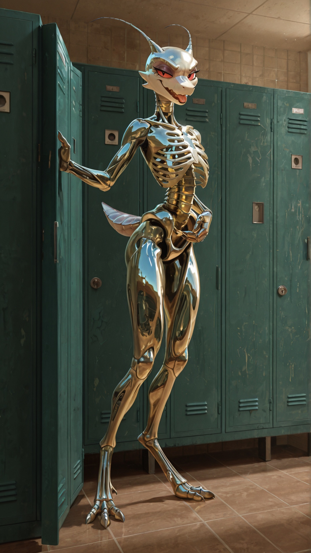 Mantis Kobold Hybrid in Locker Room