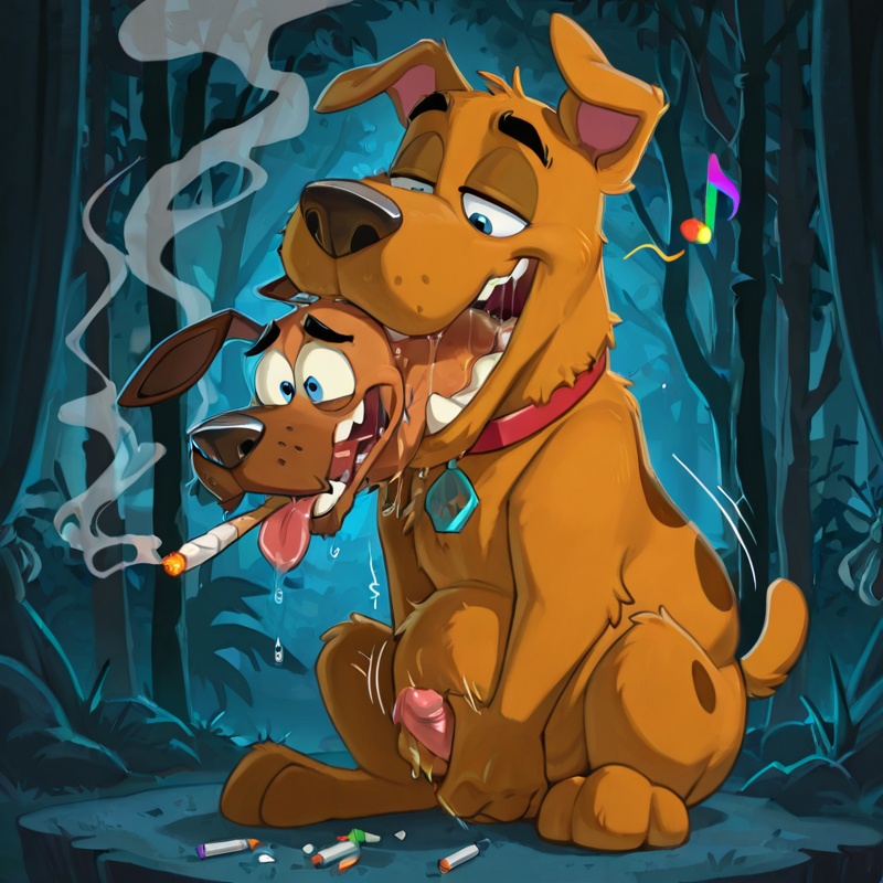 Courage the Cowardly Dog Trio: Toony Vore Scene