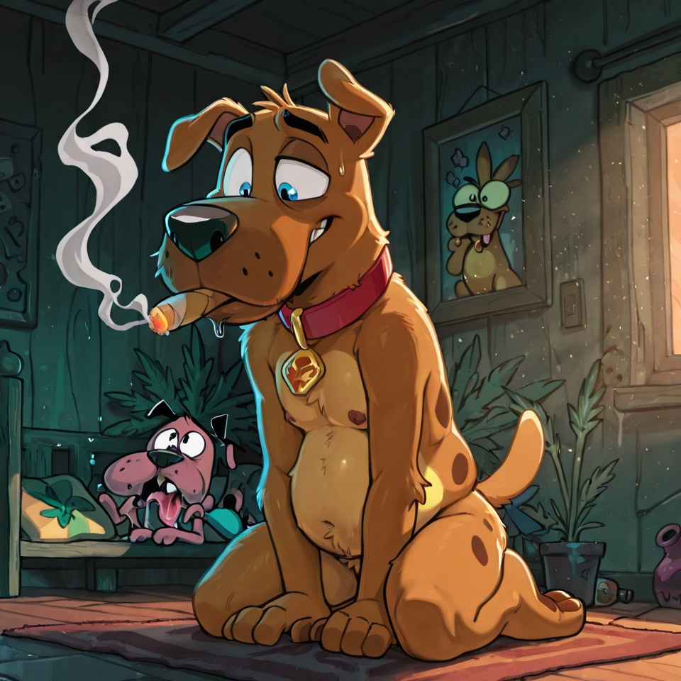 Courage the Cowardly Dog Stoned and Seductive