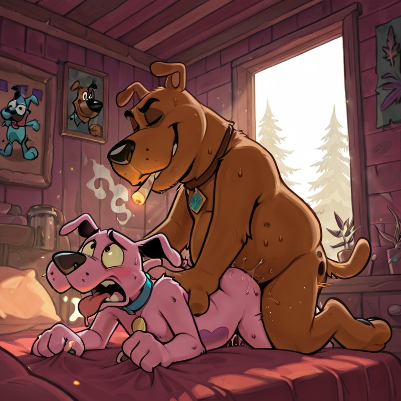 Courage the Cowardly Dog Engaging in Risky Behaviors