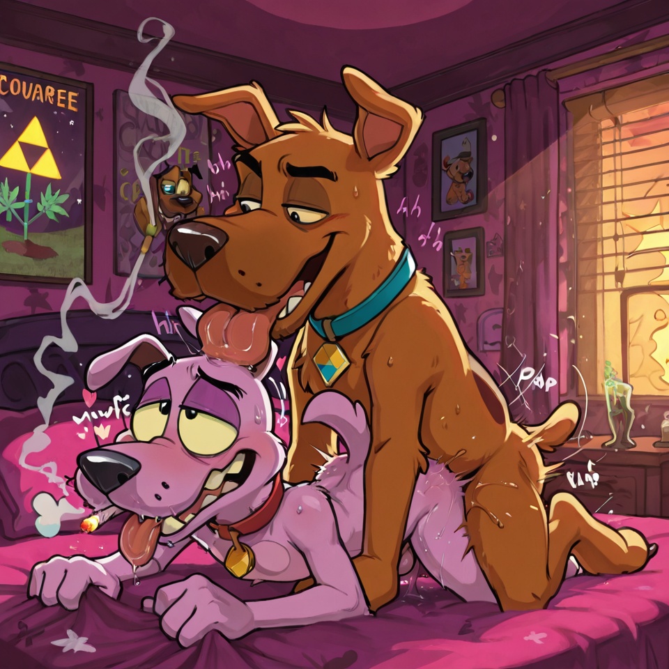 Courage the Cowardly Dog Stoner Adventure Gay