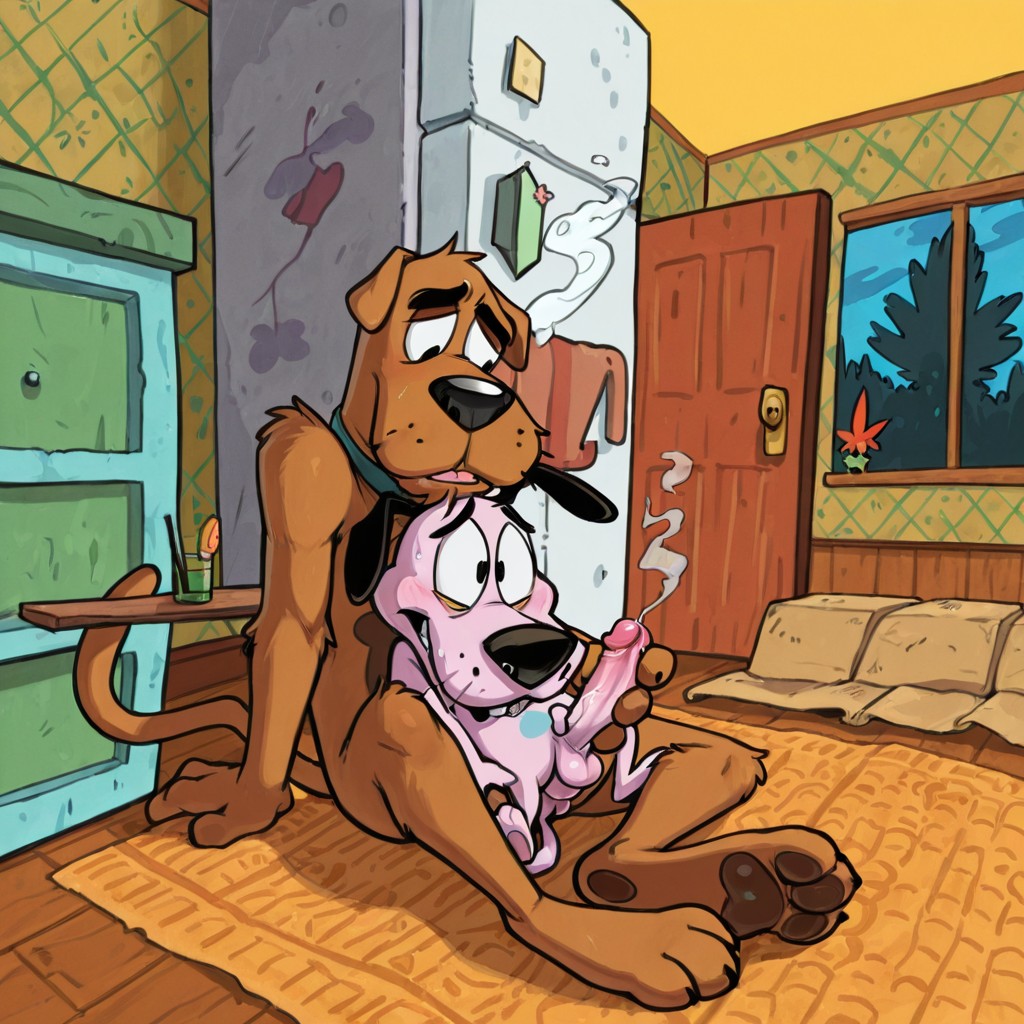 Courage the Cowardly Dog: High and Aroused