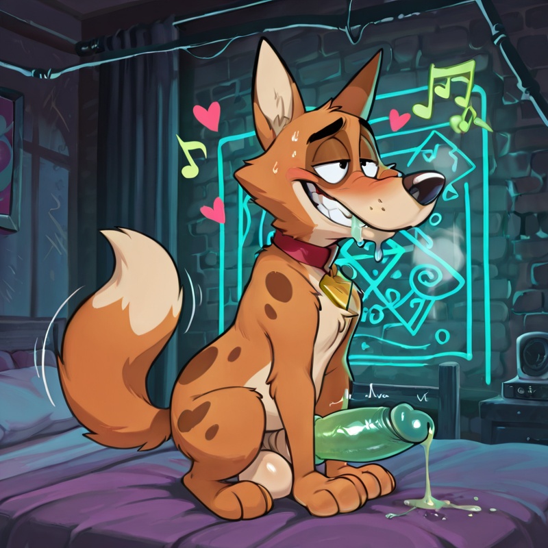 Courage the Cowardly Dog Furry Art