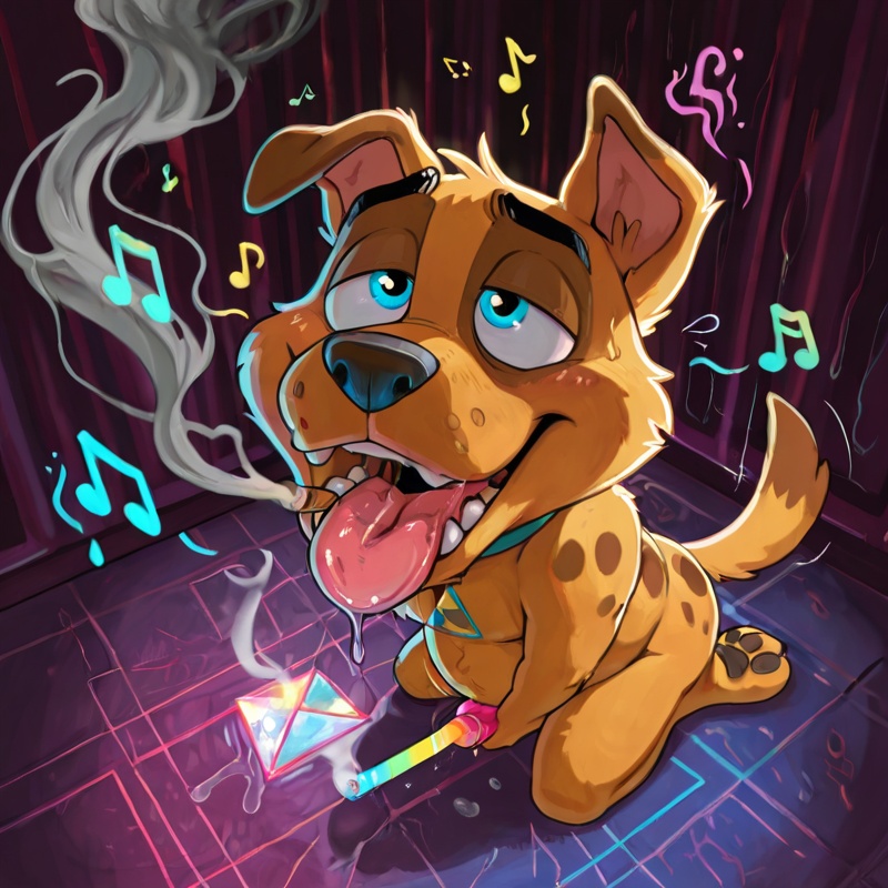 Courage the Cowardly Dog in Hypnotic Vore Scene