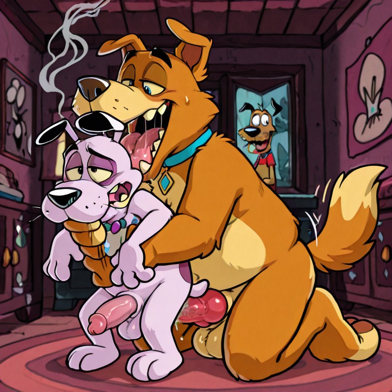 Furry Courage the Cowardly Dog Stoner