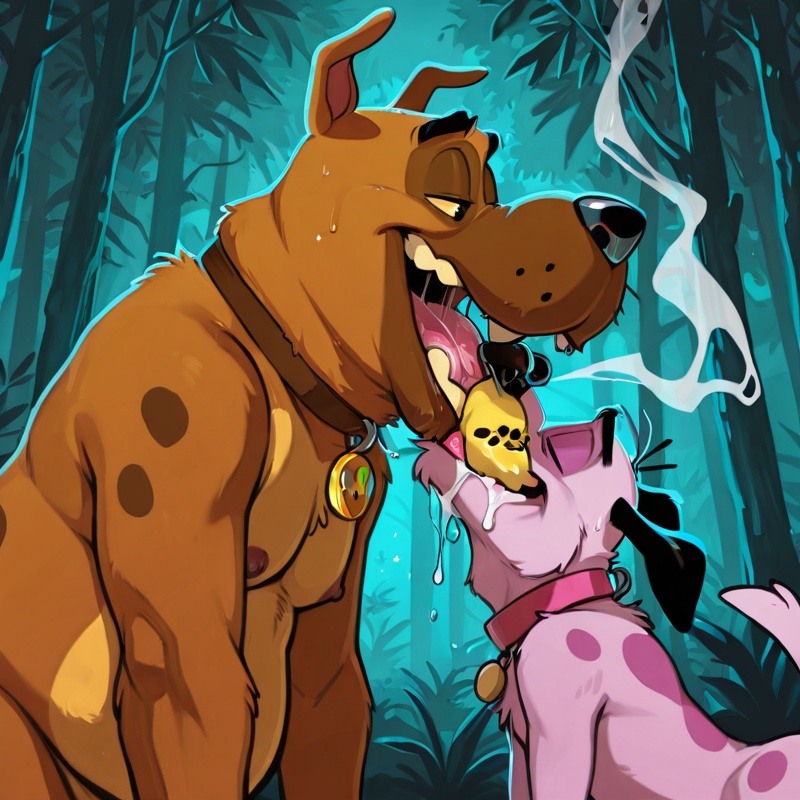 Courage the Cowardly Dog: Stoned Toony Anthro