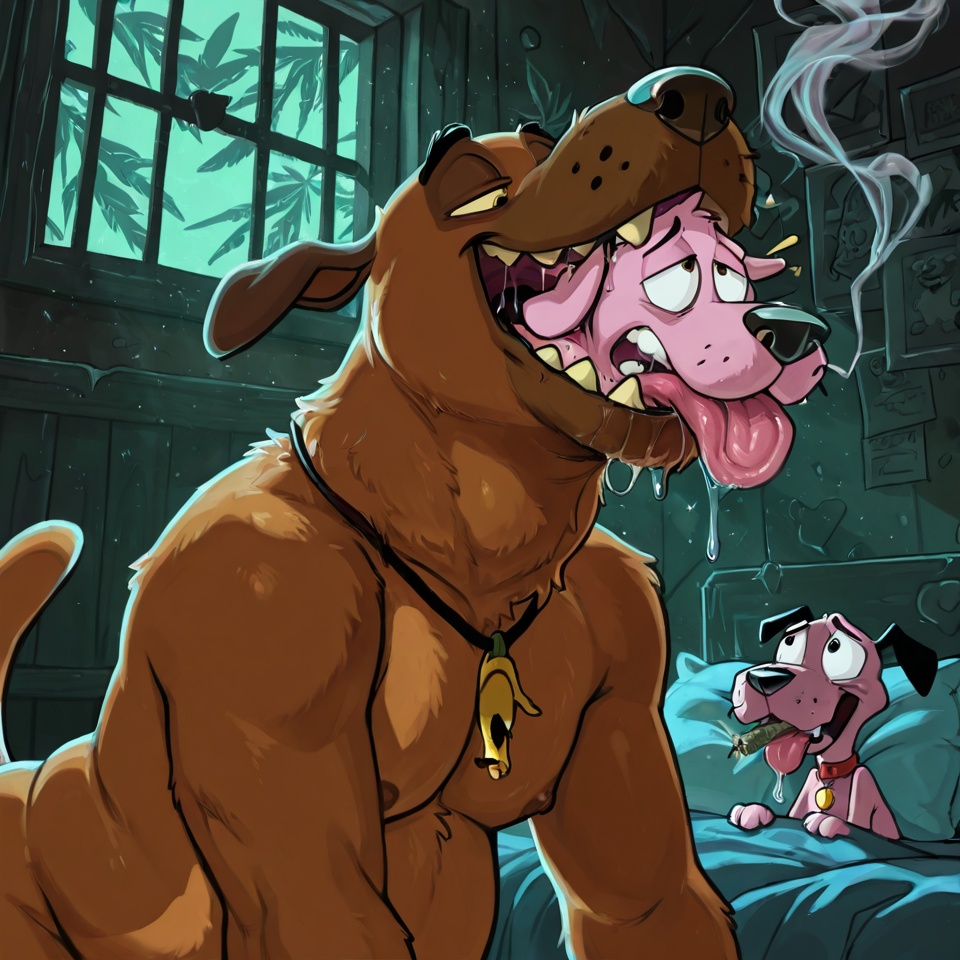 Courage the Cowardly Dog: High and Swallowing