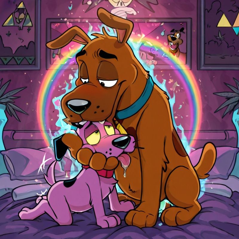 Gay Courage the Cowardly Dog Scene