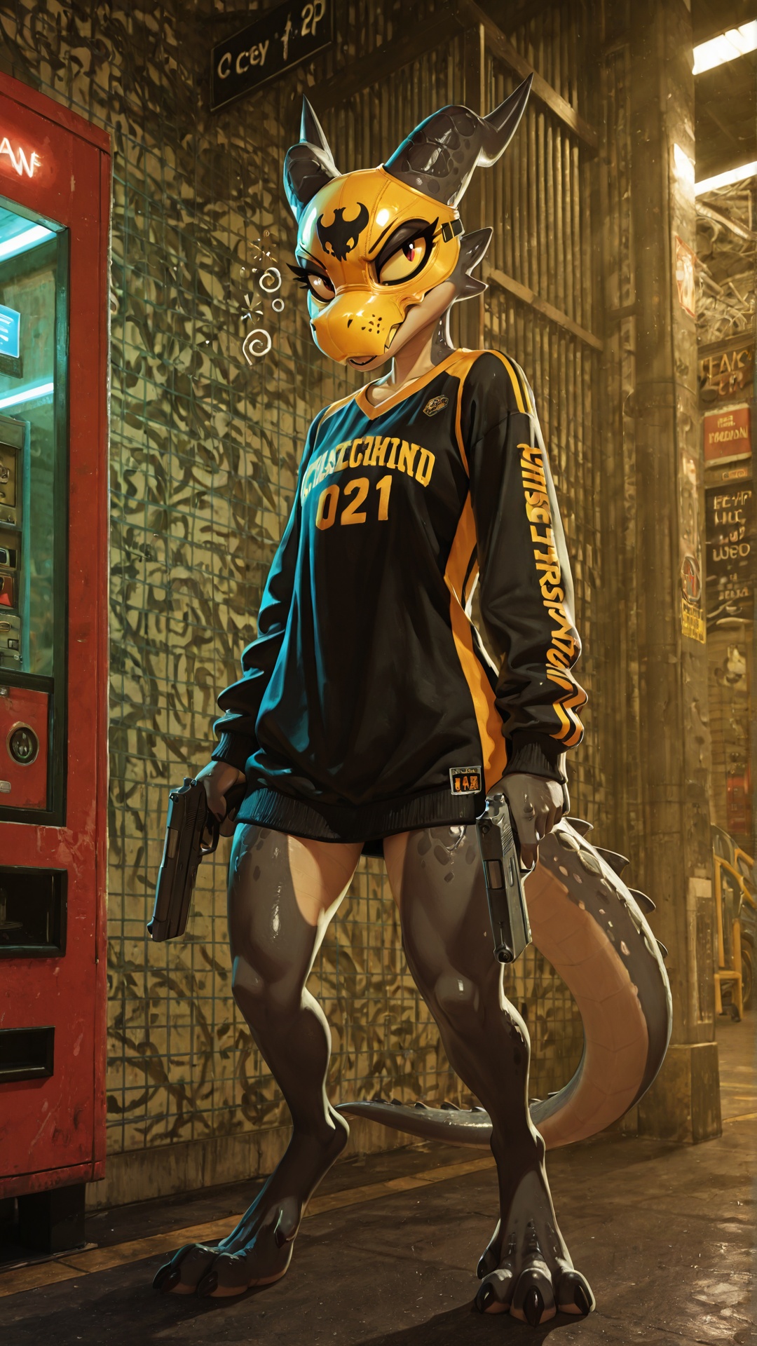 Kobold Hybrid Robbing Gas Station
