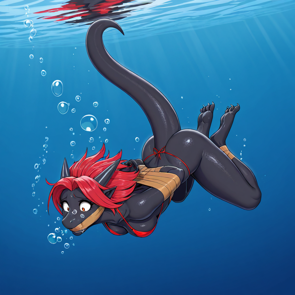 Dragon in Underwater Peril