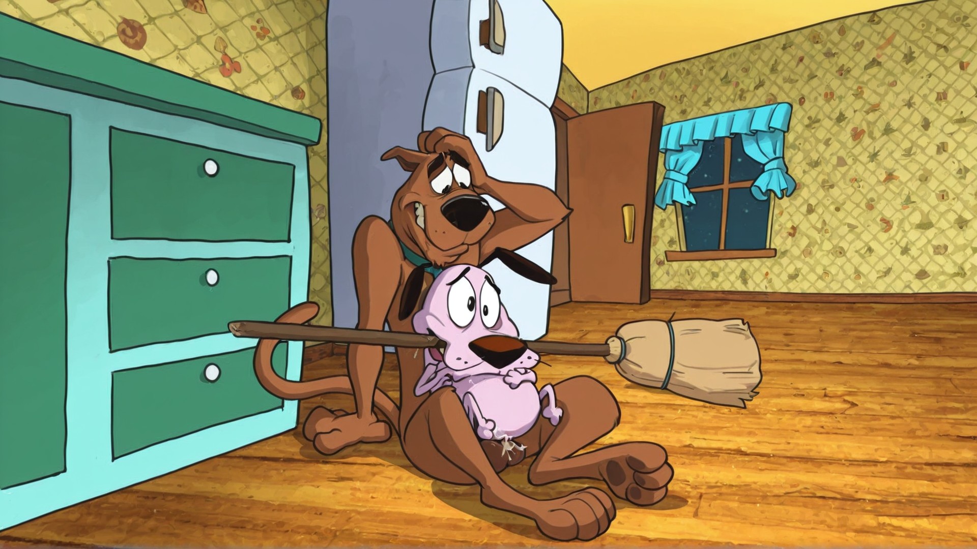 Aroused Male Dog in Intimate Stoner Scene