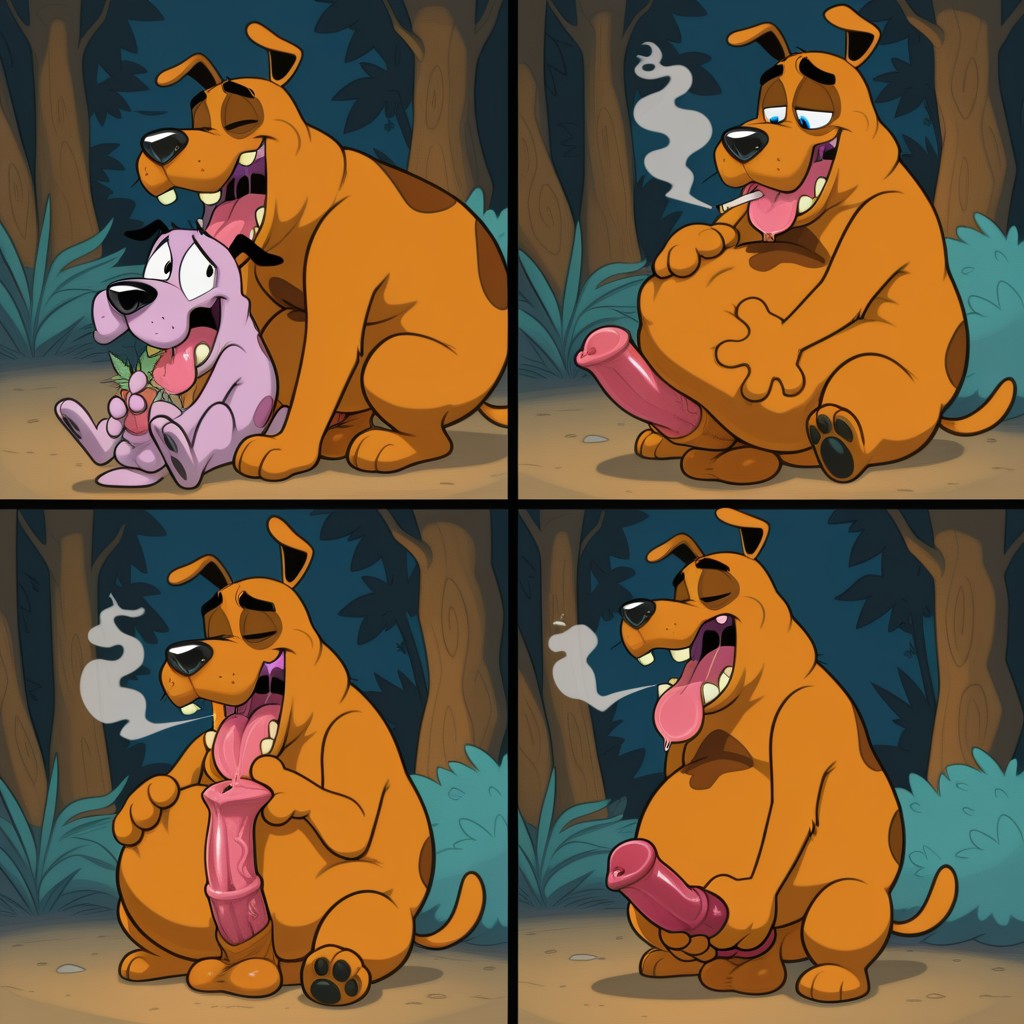 Courage the Cowardly Dog Stoner Blonde Hair