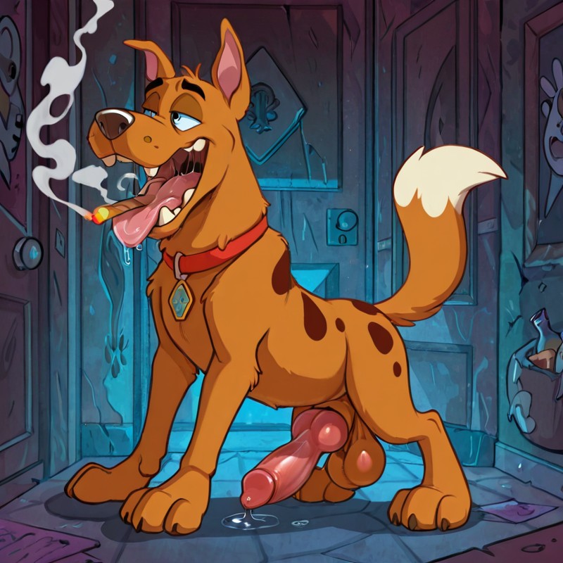 Anthro Dog Courage the Cowardly Dog