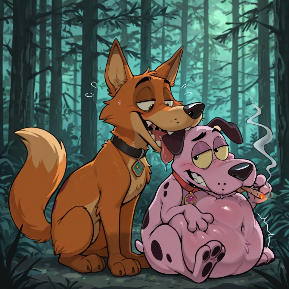 Courage the Cowardly Dog and Scooby Doo Adventure