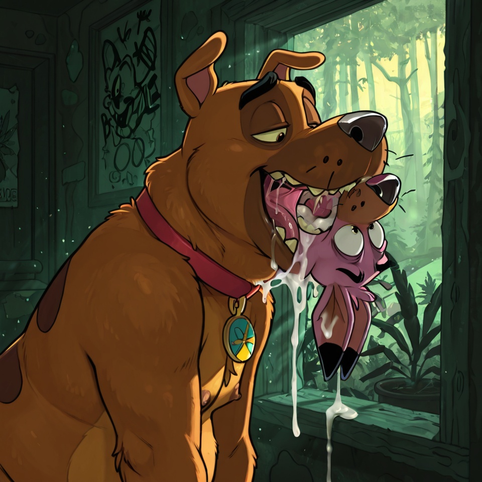 Courage the Cowardly Dog Anthro Stoned Scene