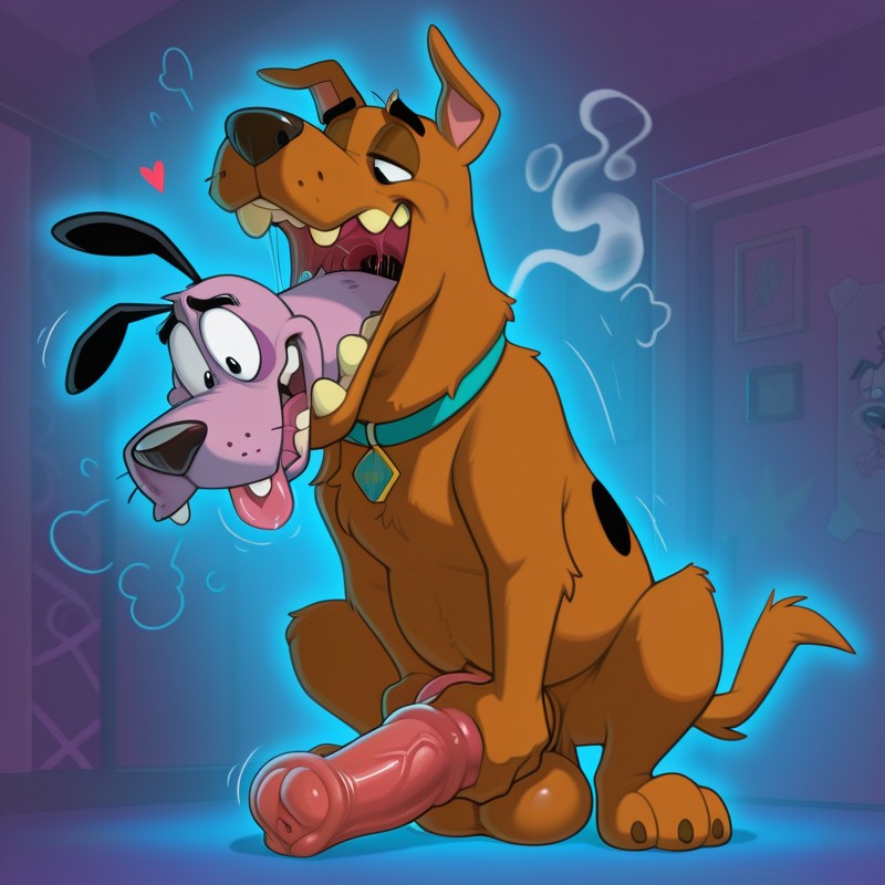 Courage the Cowardly Dog Stoner Portrait