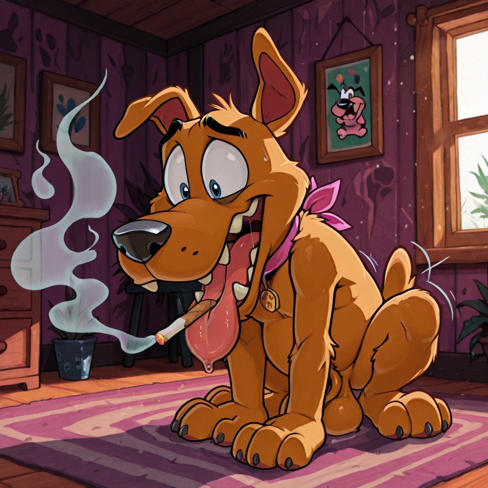 Courage the Cowardly Dog Stoner Moment Stoned