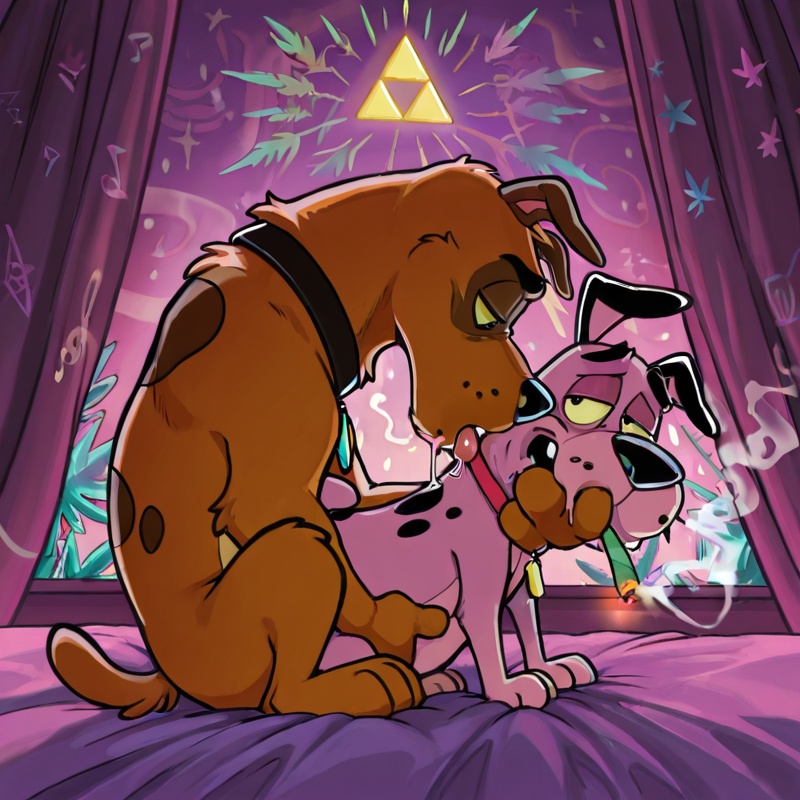 Courage the Cowardly Dog Romantic Stoner Scene