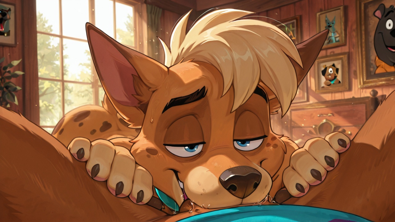 Courage the Cowardly Dog Fox Anthro Swallowed Whole