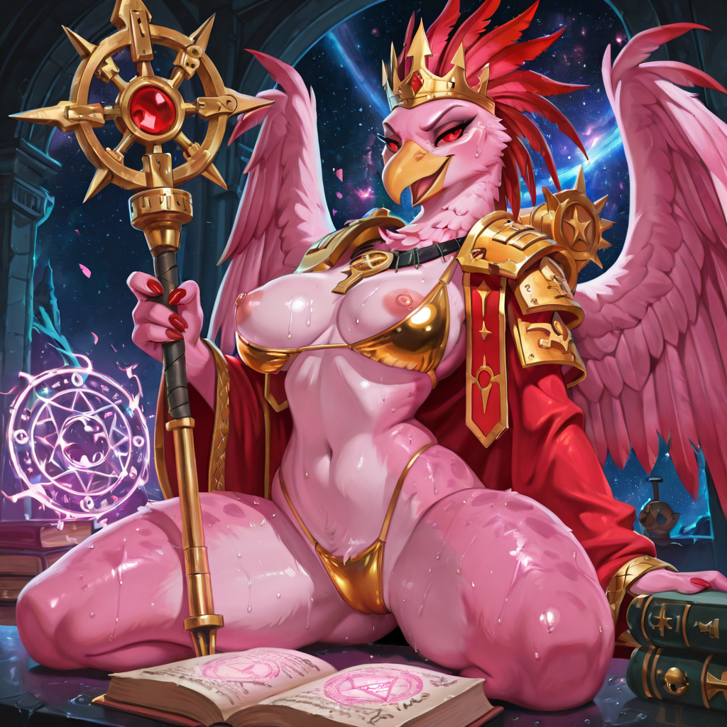 Celestial Sorceress in Wardrobe Malfunction
