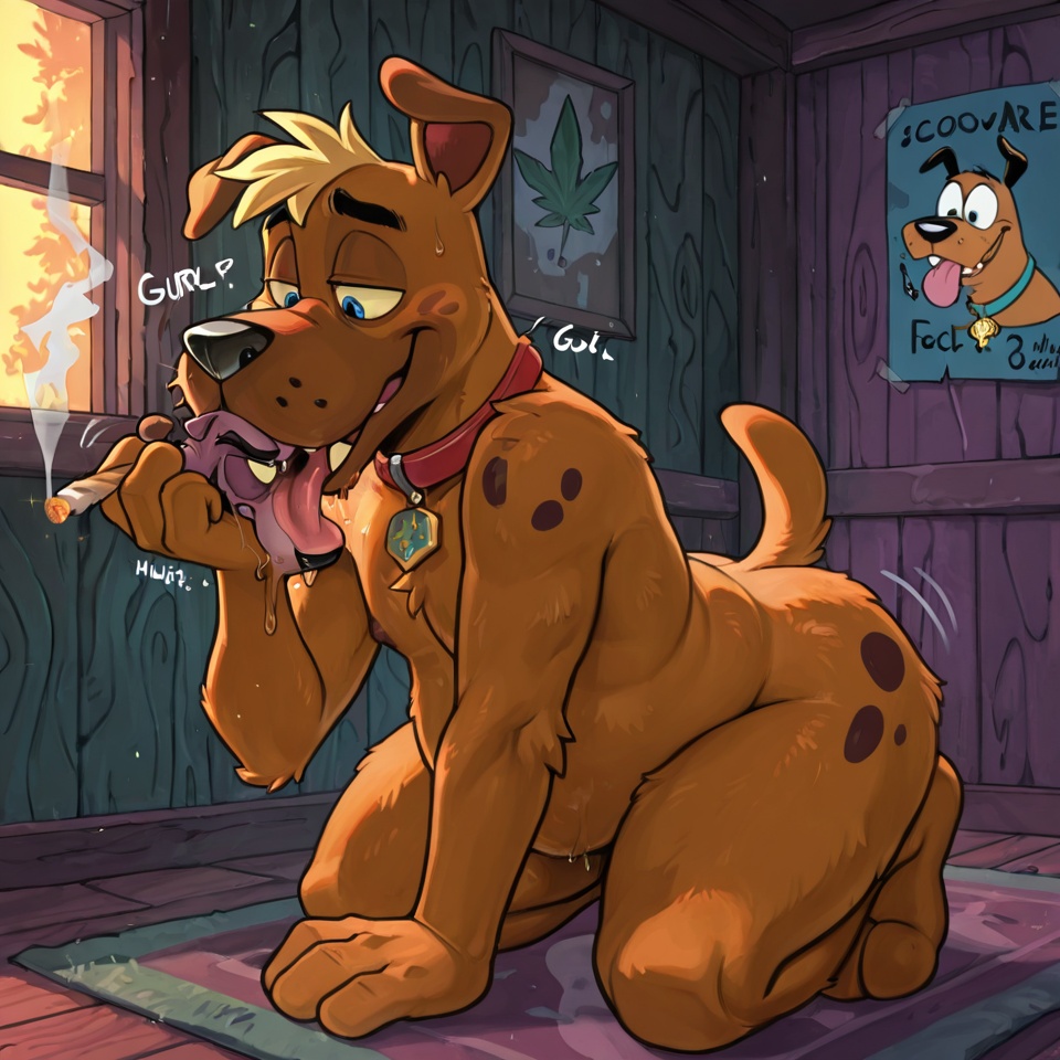 Courage the Cowardly Dog Anthro Seductive Male
