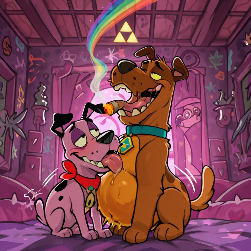 Courage the Cowardly Dog Dragon Romantic Encounter