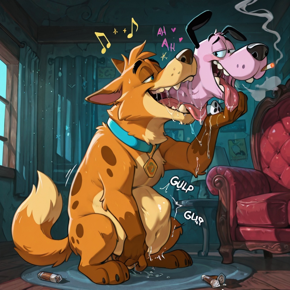 Courage the Cowardly Dog Group Romp