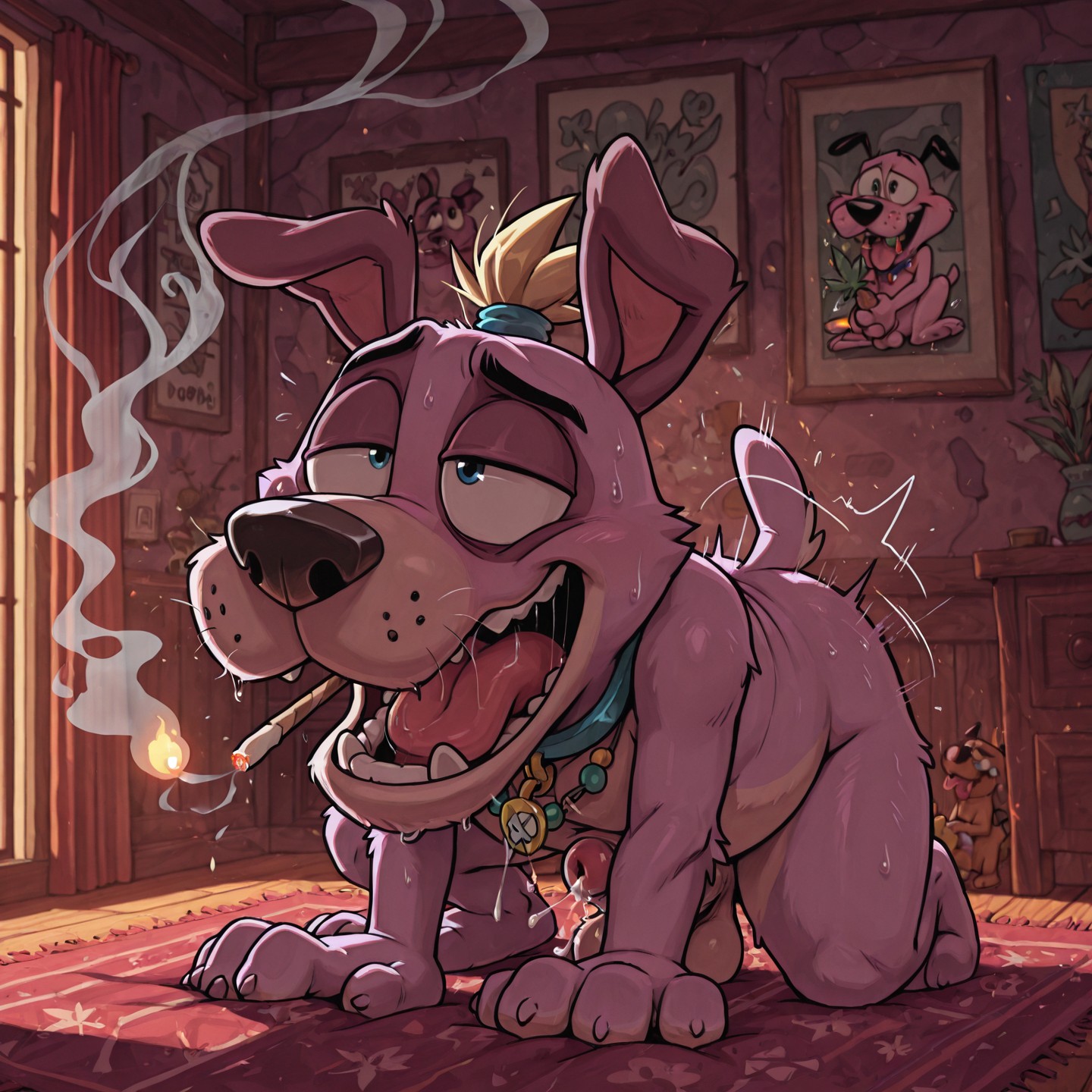 Courage the Cowardly Dog Stoner Moment Solo