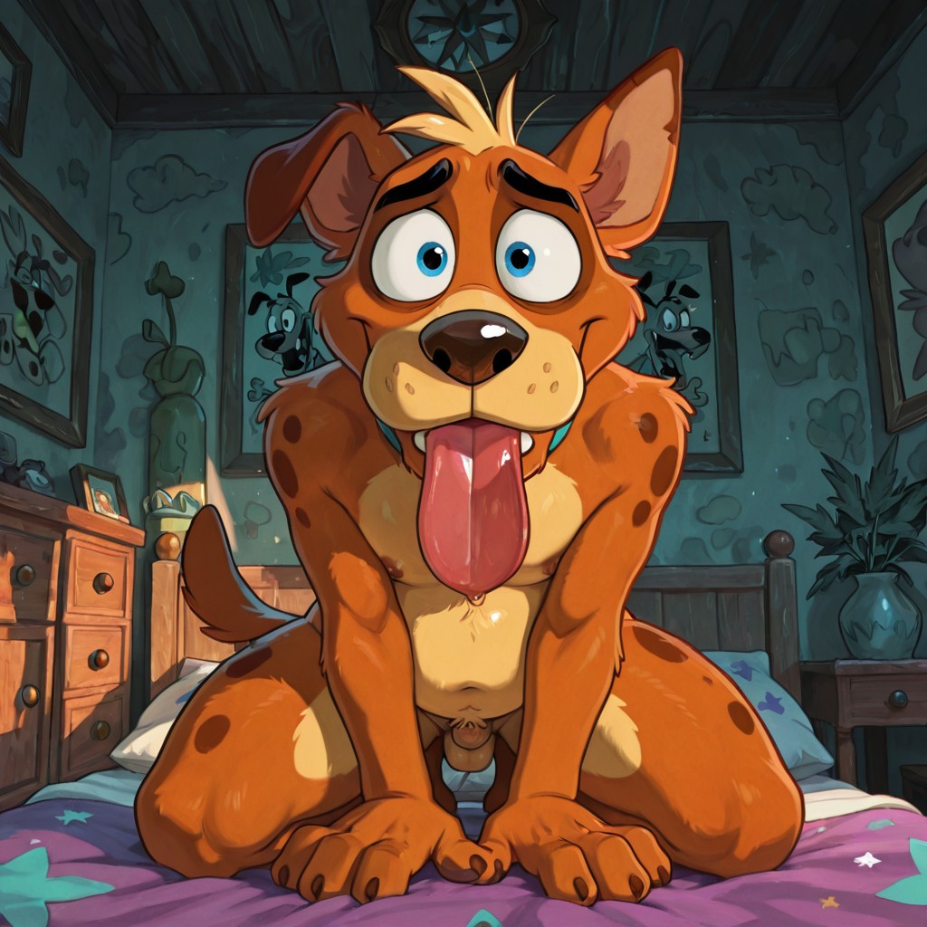 Courage the Cowardly Dog as Stoner Furry