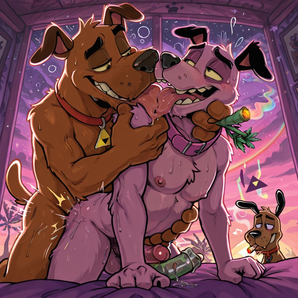 Courage the Cowardly Dog Gay Stoner Moment