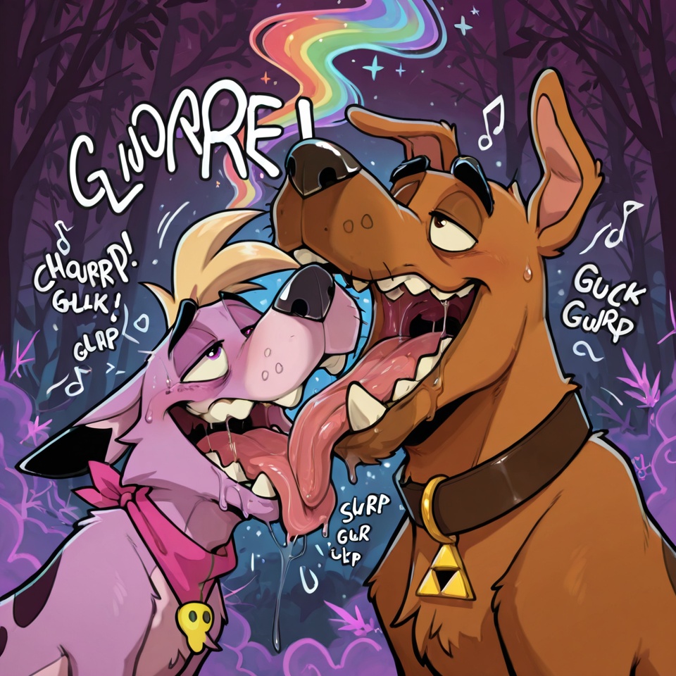 Courage the Cowardly Dog and Scooby-Doo Stoner Adventure