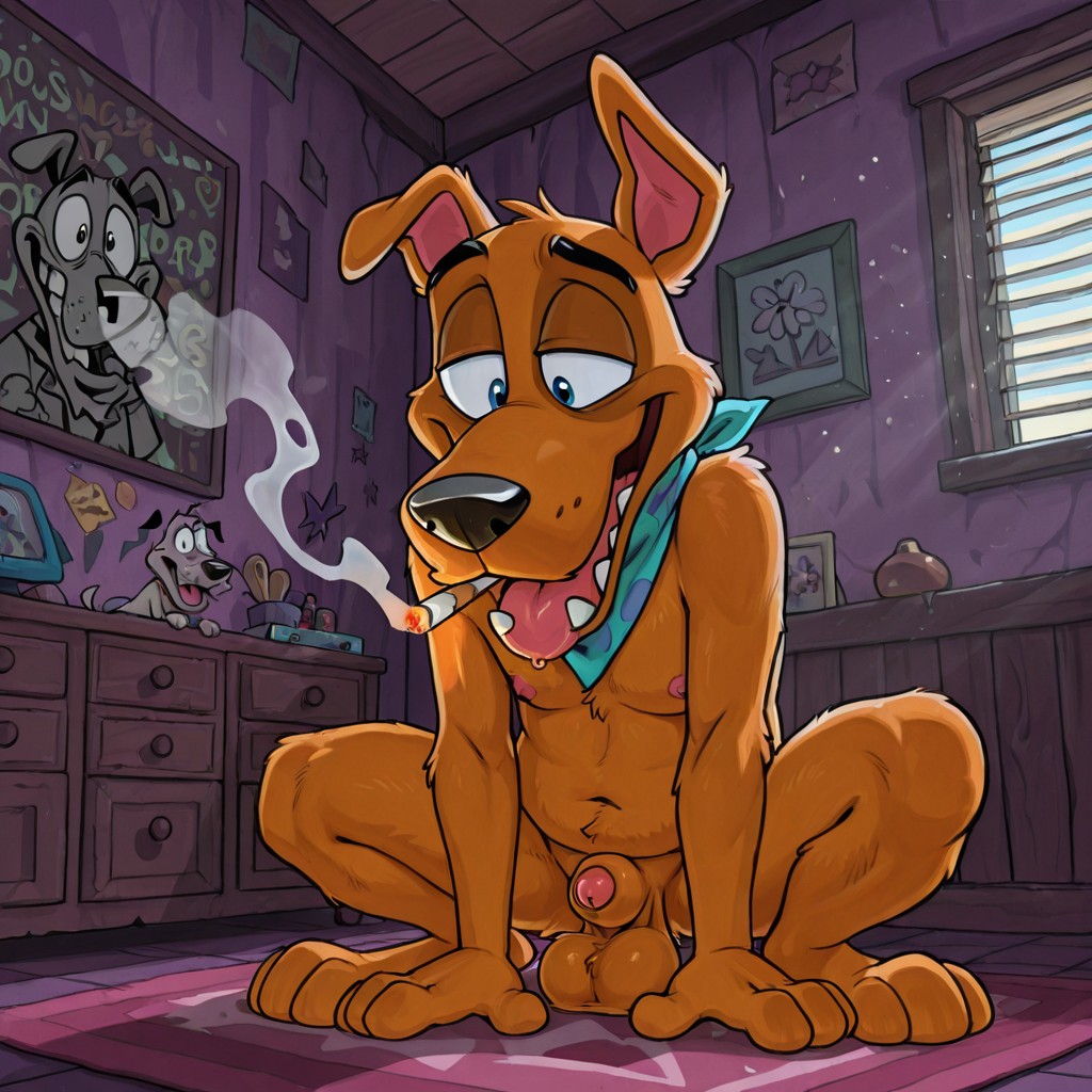 Courage the Cowardly Dog Stoner Character Gay Male