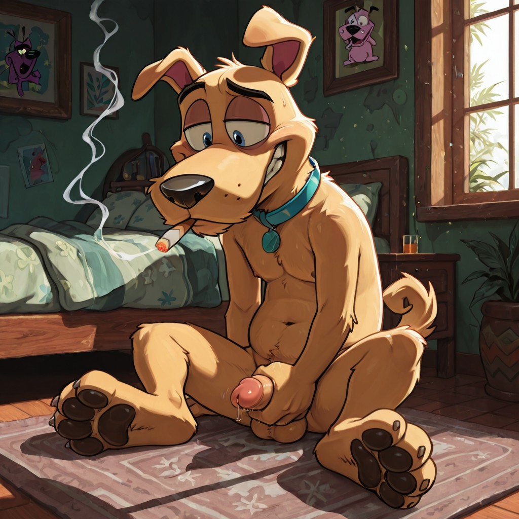 Courage the Cowardly Dog Stoner Variant