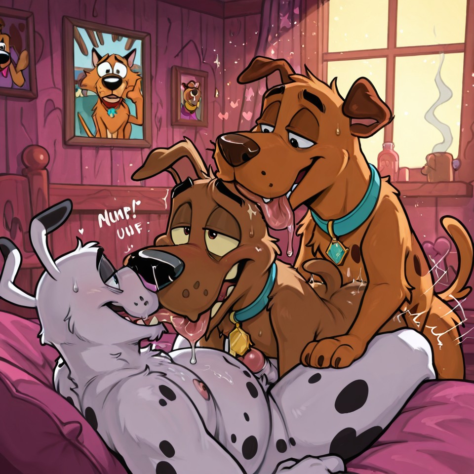 Courage the Cowardly Dog Stoner Moment Sexy Gay Male Nude Anthro Toony