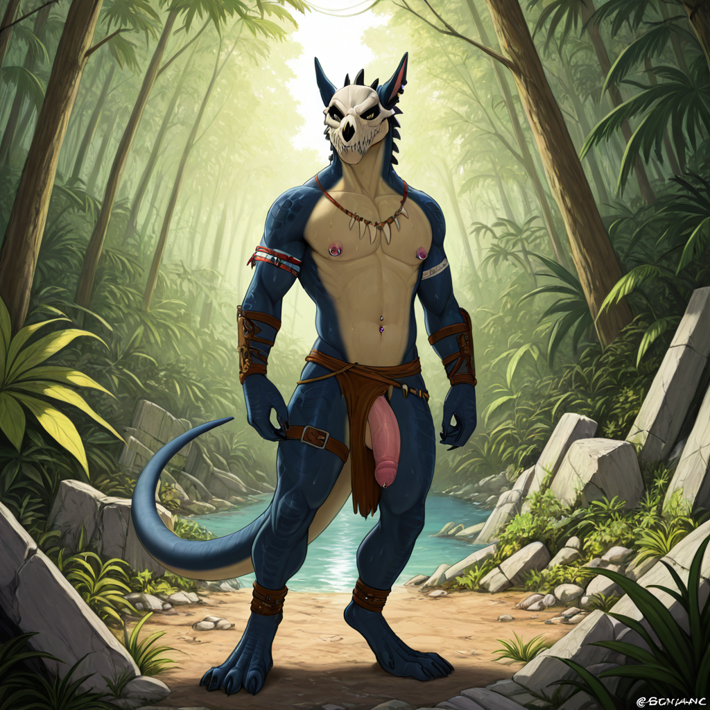 Mysterious Dragon in Jungle Ruins