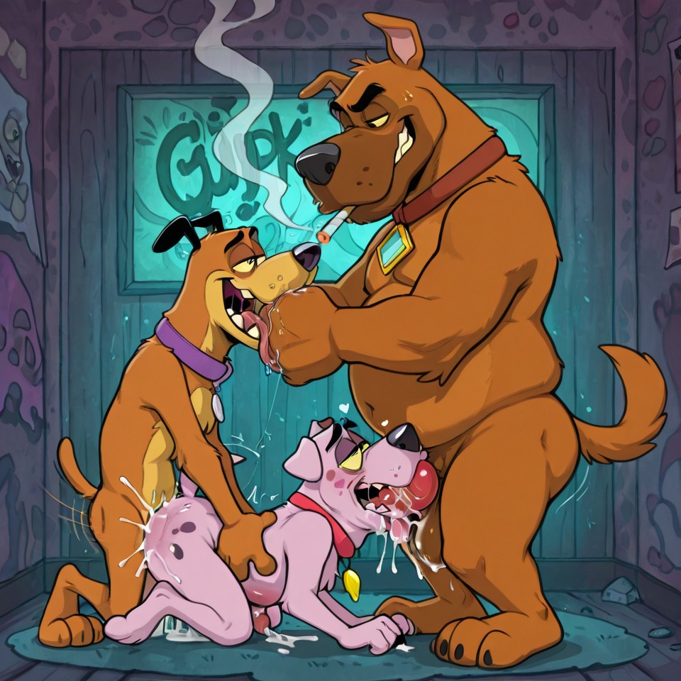 Anthro Dog-Fox-Wolf-Otter in Sensual Pose