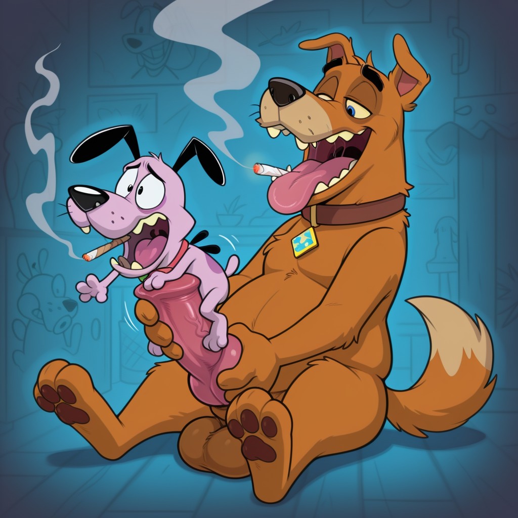 Courage the Cowardly Dog Stoner Scene
