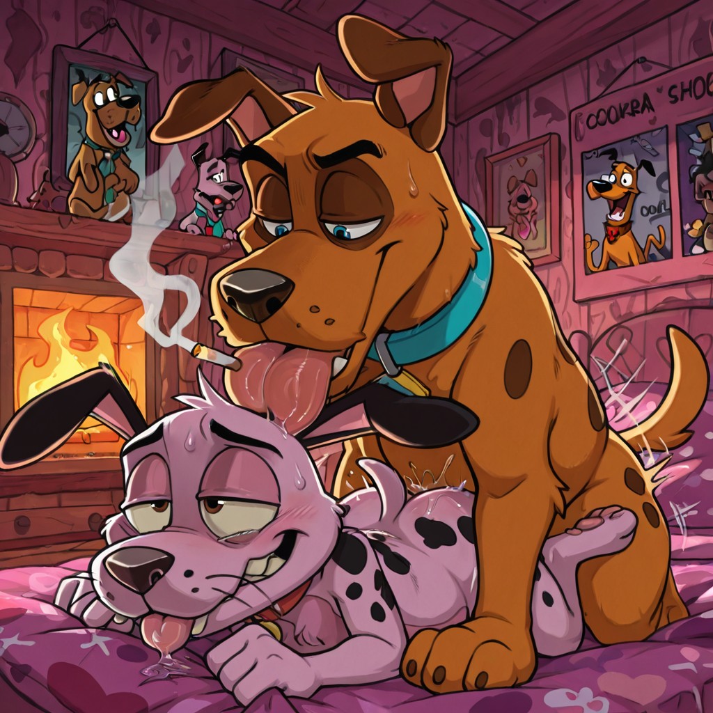 Courage the Cowardly Dog: Stoner Seduction Slightly_chubby