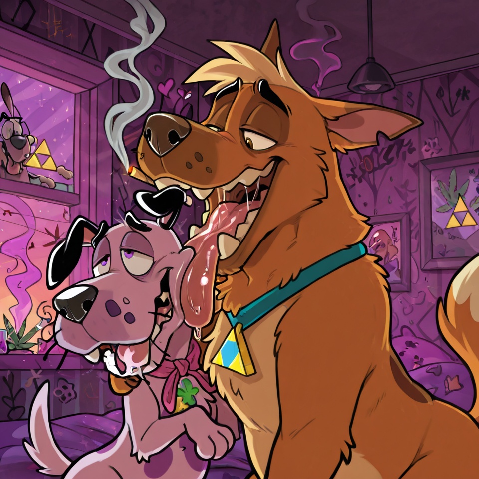 Courage the Cowardly Dog: Stoner Adventure Slightly_chubby