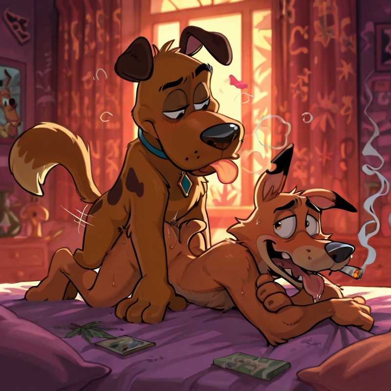 Courage the Cowardly Dog Fox in Romantic Stoner Scene
