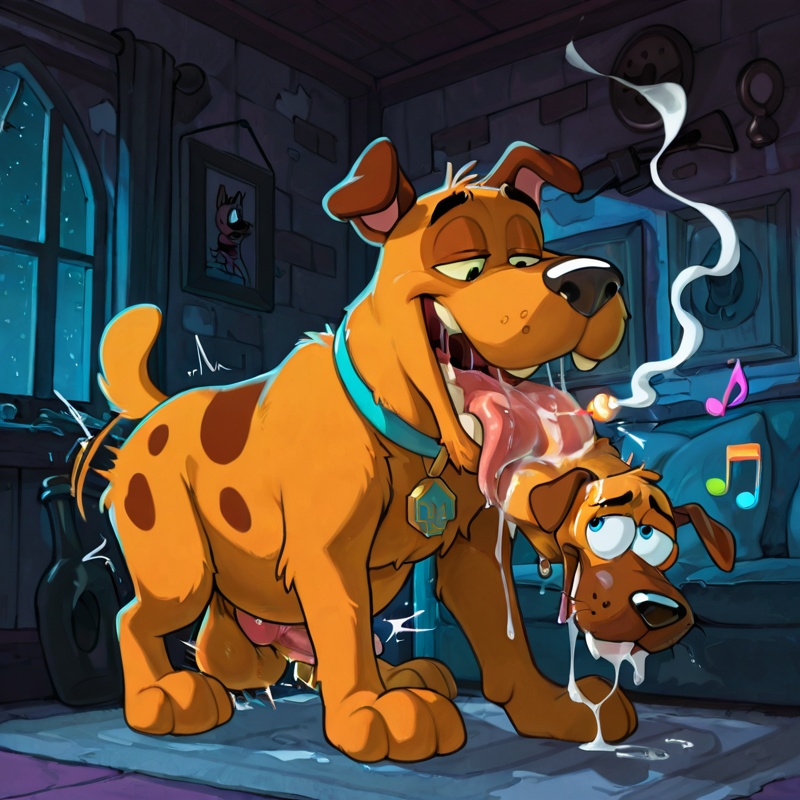 Courage the Cowardly Dog Engaging in Vore Play