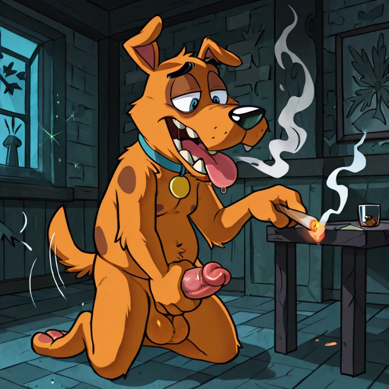 Courage the Cowardly Dog Smoking Marijuana Vorny