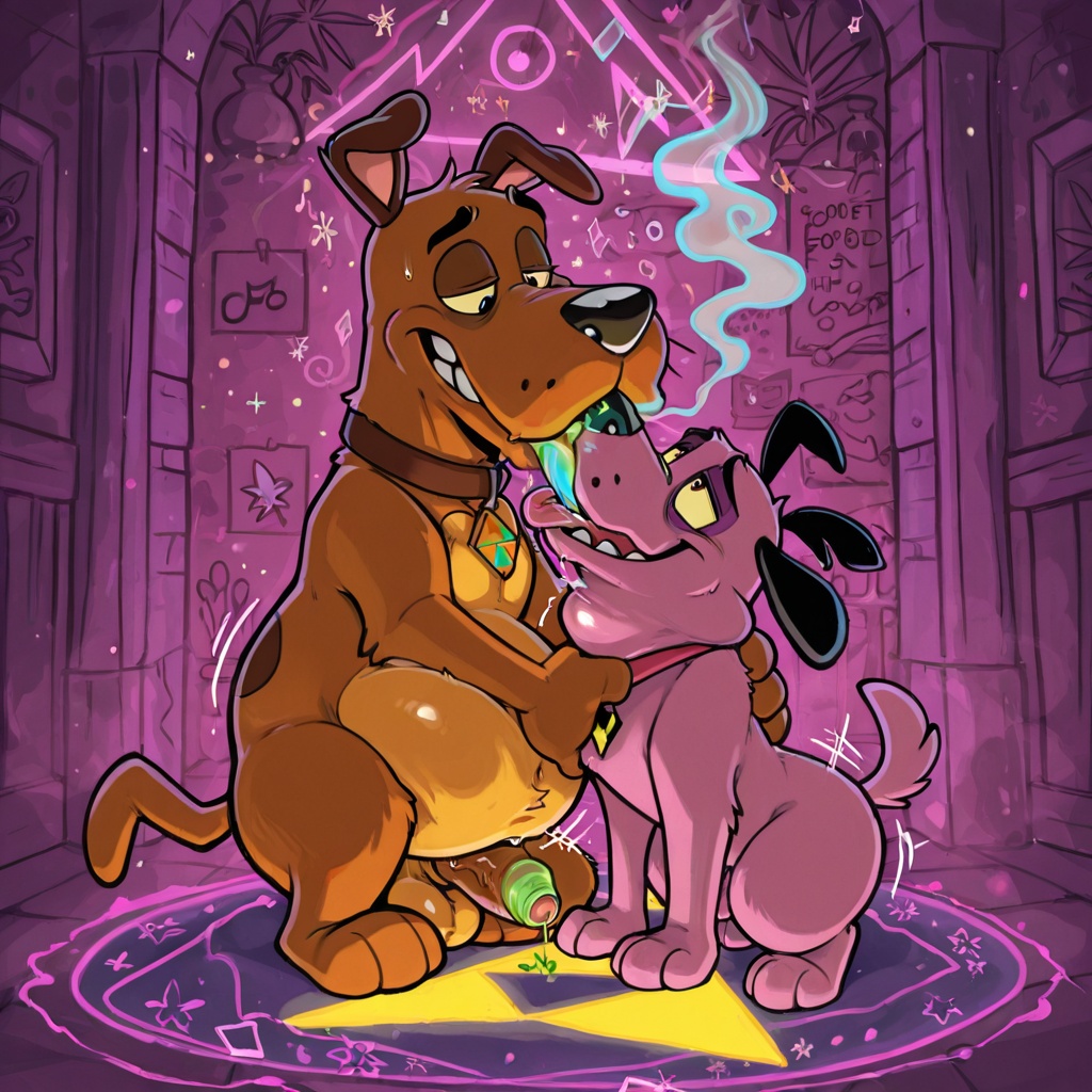 Courage the Cowardly Dog and Stoner Dragon