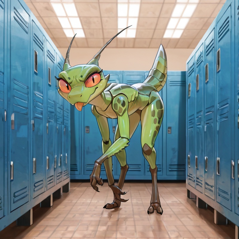 Mantis Kobold Hybrid in Locker Room