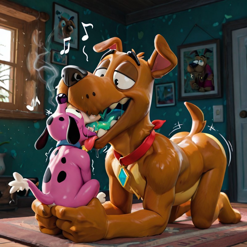 Courage the Cowardly Dog Stoner Scene 3D