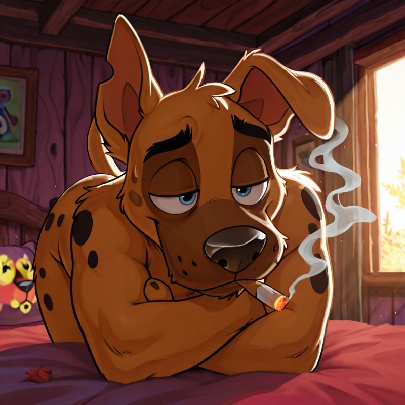 Blonde Courage the Cowardly Dog Dalmatian