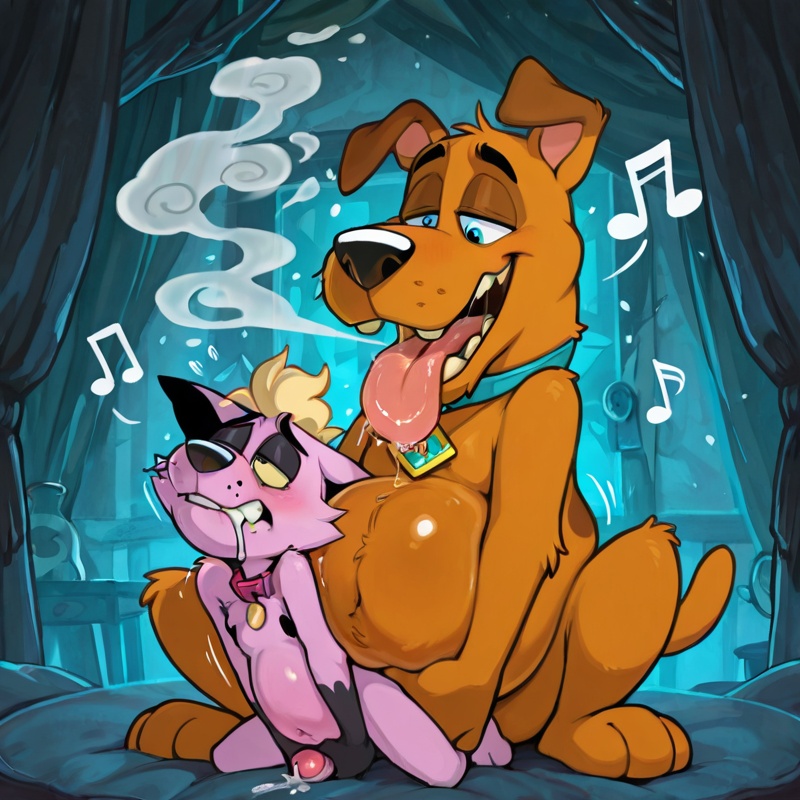 Courage the Cowardly Dog in Wild Dance Party
