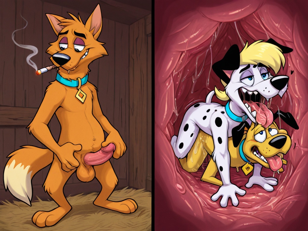 Courage the Cowardly Dog Vore Orgy Scene