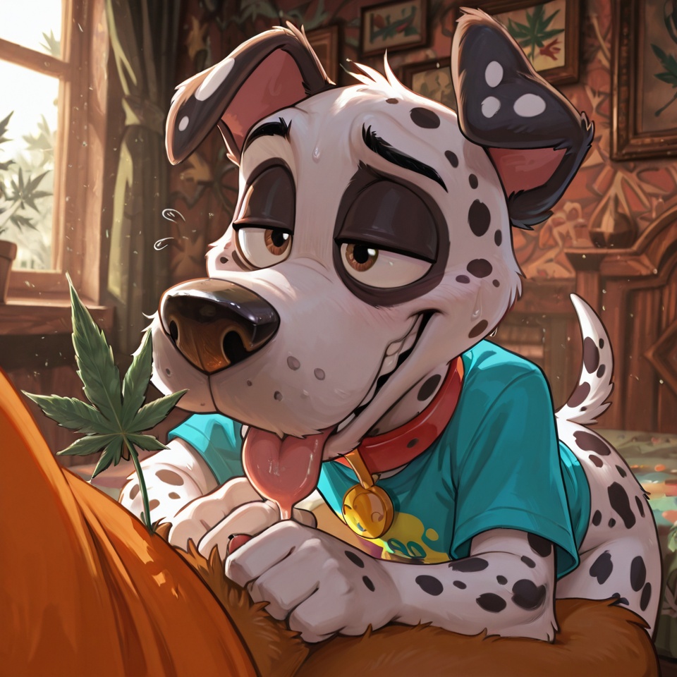 Courage the Cowardly Dog Toony Furry Art