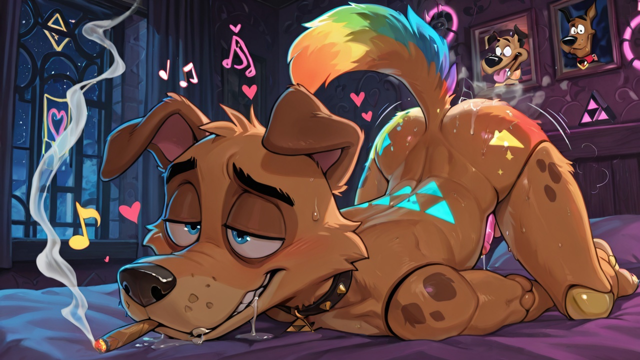 Courage the Cowardly Dog Stoner Furry Art